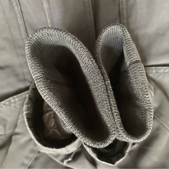 Aritzia TNA The Bancroft Black Down Filled‎ Slim Fit Parka Women's Size XS - Picture 13 of 16